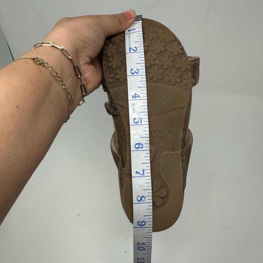 Aetrex Janey Braided Slid Sandals Women's Sz 6 - Picture 12 of 15